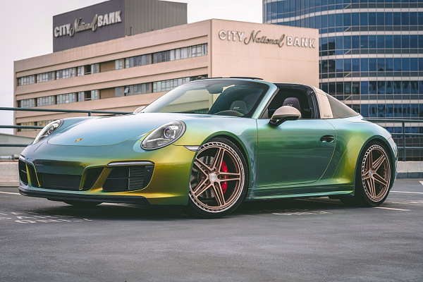 Фото дисков CEC C111 Сатиновая бронза на Porsche 911 VII
