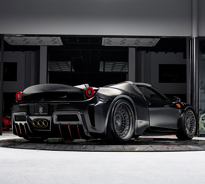 Фото дисков Brixton Forged TR10 AERO1 на Ferrari 458