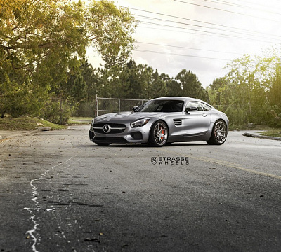 Фото дисков Strasse Wheels SM5R Deep Concave Monoblock на Mercedes-Benz AMG GT I