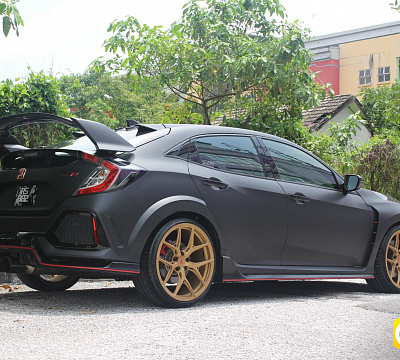 Фото дисков Vossen S21-01 на Honda Civic Type R FK8