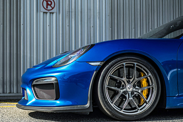 Фото дисков HRE R101 Lightweight Глянцевый тонированный лак на Porsche Cayman II