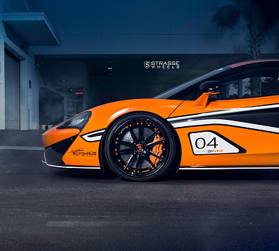 Фото дисков Strasse Wheels SV1 Deep Concave FS на McLaren 570S