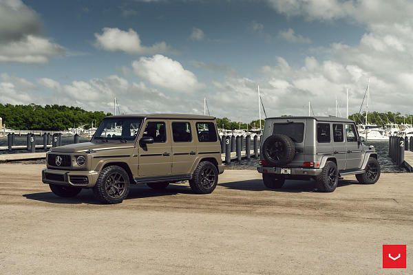 Фото дисков Vossen HF-5 Черный матовый на Mercedes-Benz G-Class III