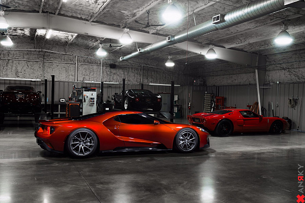 Фото дисков Anrky AN33 Сатиновый графит на Ford GT II