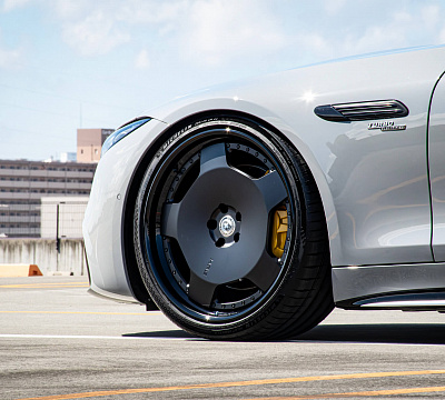 Фото дисков HRE 544C на Mercedes-Benz SL (R232)