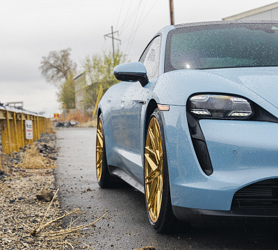 Фото дисков Vossen EVO-5 на Porsche Taycan I