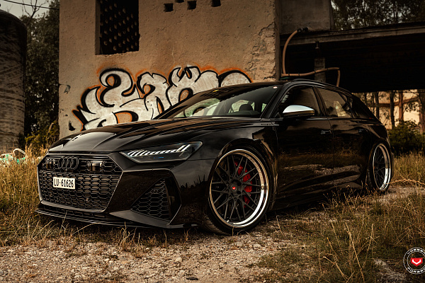 Фото дисков Vossen S17-07 (3-Piece) Черный сатин на Audi A/RS 6 (C8)