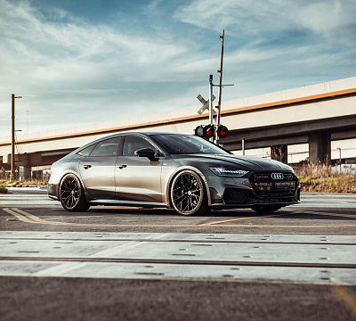 Фото дисков Brixton Forged PF10 на Audi A/RS 7 (4K)