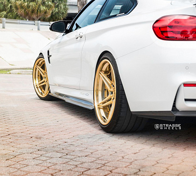 Фото дисков Strasse Wheels SV2T Deep Concave FS на BMW 4/M4 (F32/F82)