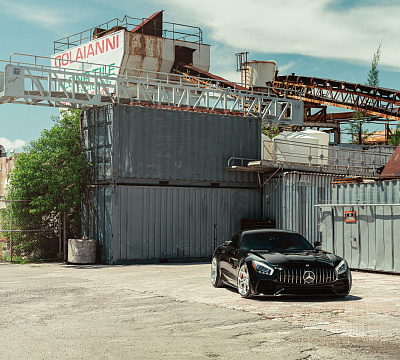 Фото дисков Vossen EVO-3 на Mercedes-Benz AMG GT I