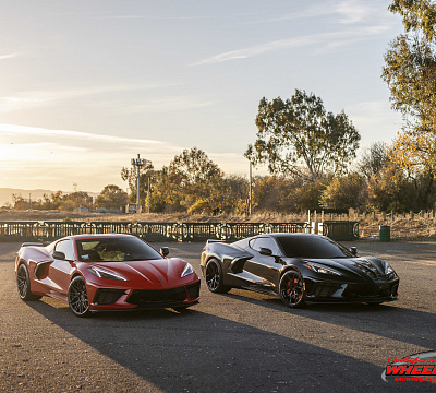 Фото дисков Vossen S21-01 на Chevrolet Corvette C8
