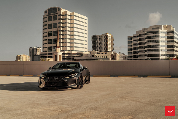 Фото дисков Vossen HFX-2 (5-Lug) Черный сатин на Lexus LC 500