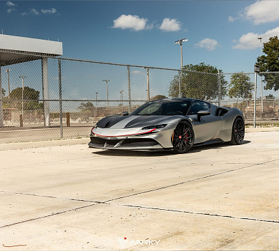 Фото дисков Anrky S3-X1 на Ferrari SF90