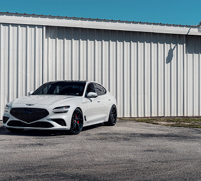 Фото дисков Vossen HF-5 на Genesis G70