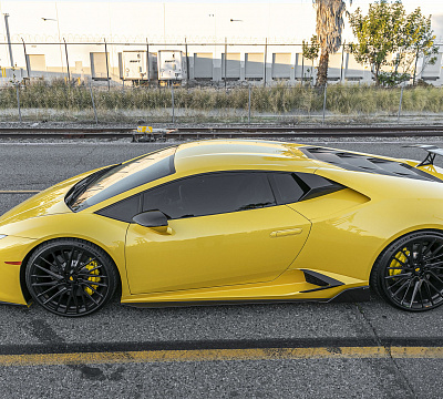 Фото дисков Vossen EVO-6T на Lamborghini Huracan