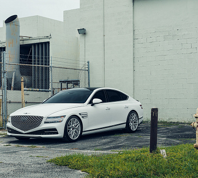 Фото дисков Vossen HF-7 на Genesis G80 II