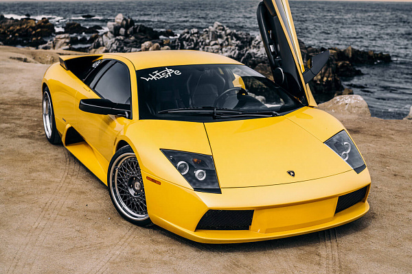 Фото дисков HRE 501 Глянцевый графит на Lamborghini Murcielago