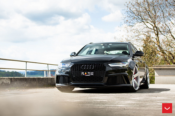 Фото дисков Vossen CV3 Серебро на Audi A/RS 6 (C7)