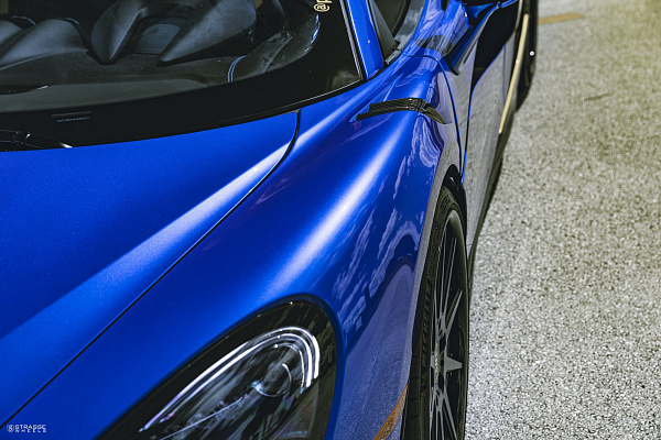 Фото дисков Strasse Wheels R10 Deep Concave FS Черный сатин на McLaren 600