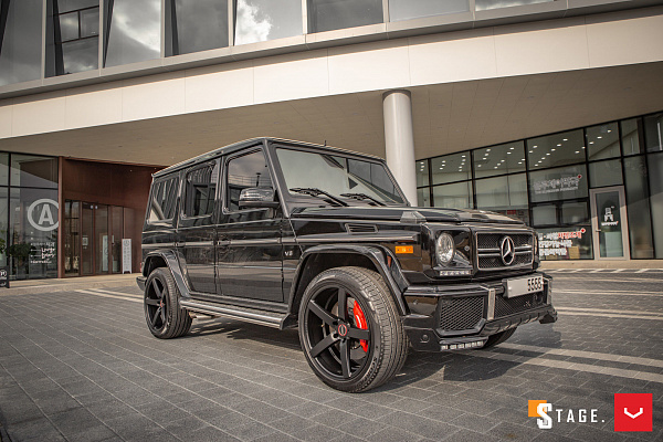 Фото дисков Vossen CV3 Черный сатин на Mercedes-Benz G-Class II