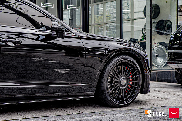 Фото дисков Vossen HF-8 Черный сатин на Bentley Flying Spur III