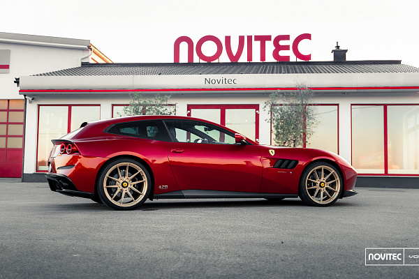 Фото дисков NOVITEC NF10 Сатиновая шампань на Ferrari GTC4Lusso