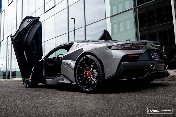 Фото дисков NOVITEC NF10 Черный глянец на Maserati MC20