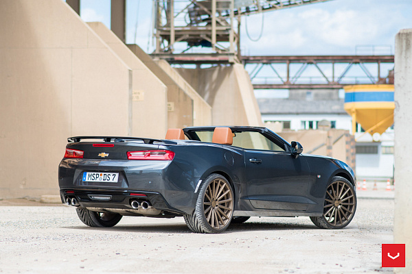 Фото дисков Vossen VFS-2 Сатиновая бронза на Chevrolet Camaro V