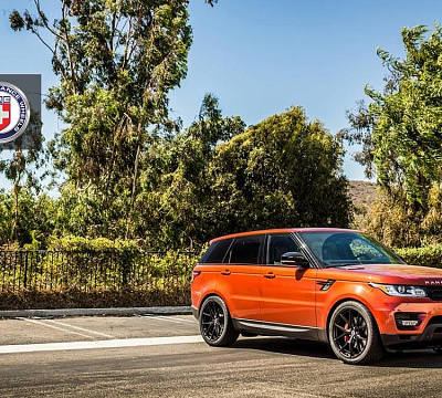 Фото дисков HRE P101 на Land Rover Range Rover Sport II