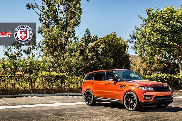 Фото дисков HRE P101 Черный сатин на Land Rover Range Rover Sport II