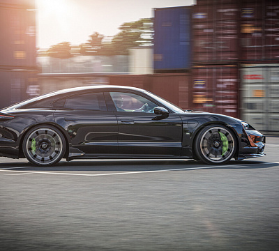 Фото дисков BRABUS Monoblock Z (Platinum Edition) на Porsche Taycan I