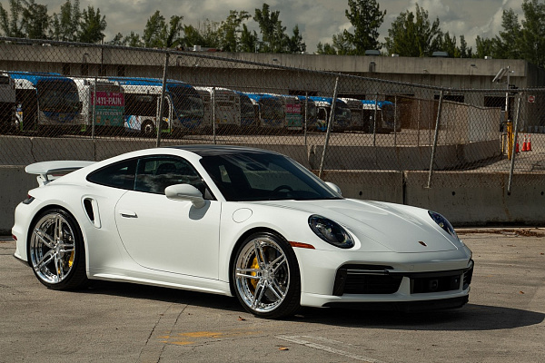 Фото дисков Anrky AN27 Полированный лак на Porsche 911 VIII