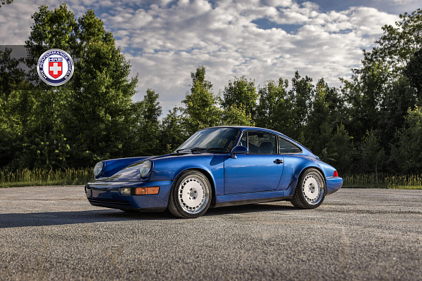 Фото дисков HRE 935 Белый глянец на Porsche 911 III