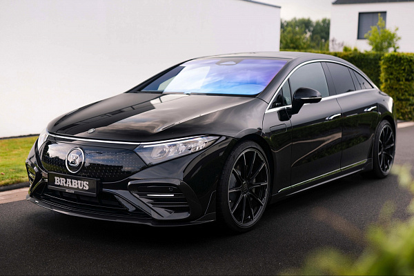 Фото дисков BRABUS Monoblock Z (Platinum Edition) Черный глянец на Mercedes-Benz EQS