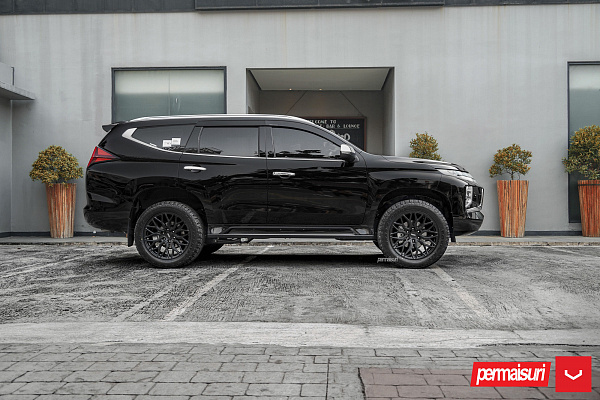 Фото дисков Vossen HF6-3 Черный сатин на Mitsubishi Pajero Sport III