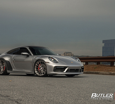 Фото дисков HRE P103 на Porsche 911 VIII
