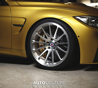 Фото дисков HRE 303M на BMW 3/M3 (F3x/F80)
