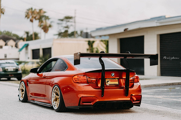 Фото дисков Brixton Forged PF5 Глянцевая шампань на BMW 4/M4 (F32/F82)