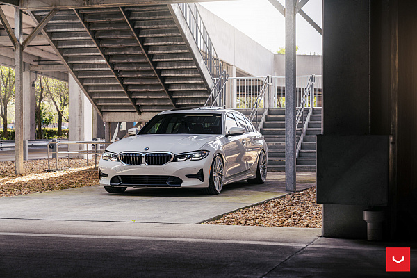 Фото дисков Vossen HF-4T Полированный лак на BMW 3/M3 (G2x/G80)