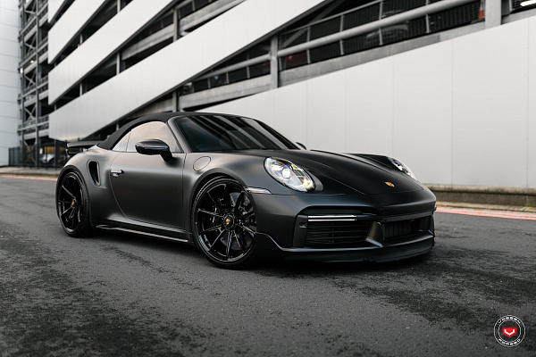 Фото дисков Vossen RS92 Черный глянец на Porsche 911 VIII