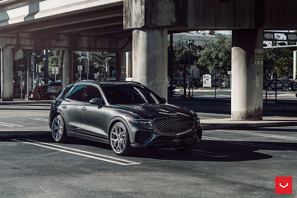 Фото дисков Vossen HF-5 Серебро на Genesis GV70