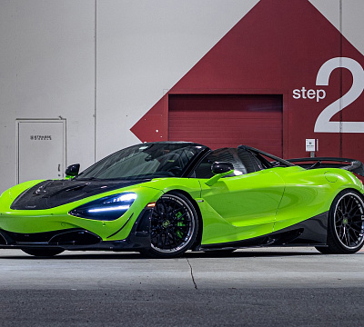 Фото дисков Strasse Wheels SV10M Deep Concave FS на McLaren 720S