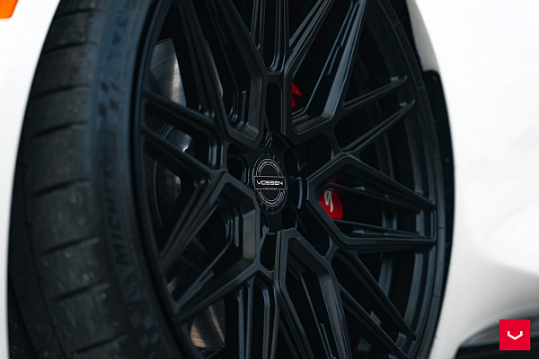 Фото дисков Vossen HF-7 Черный сатин на Toyota Supra A90