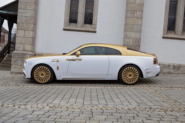 Фото дисков Mansory CS.11 Сатиновое золото на Rolls-Royce Wraith