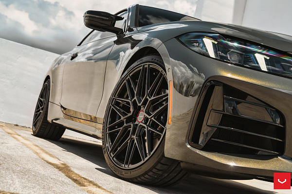 Фото дисков Vossen HF-7 Черный глянец на BMW 4/M4 (G22/G82)