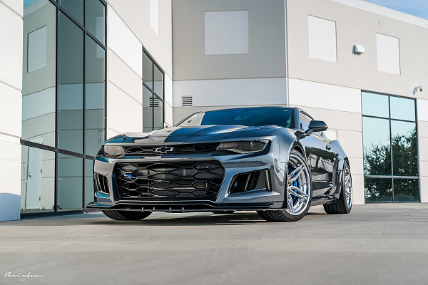 Фото дисков Brixton Forged PF2 Глянцевый тонированный лак на Chevrolet Camaro VI