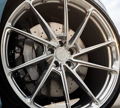 Фото дисков Anrky S1-X5 на Mercedes-Benz S-Class (W222, C217)