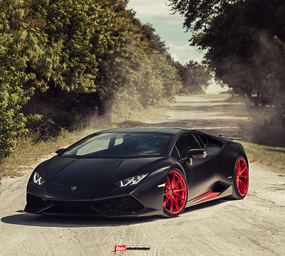 Фото дисков HRE P204 на Lamborghini Huracan