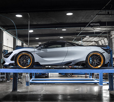 Фото дисков Strasse Wheels SV4 Deep Concave FS на McLaren 720S