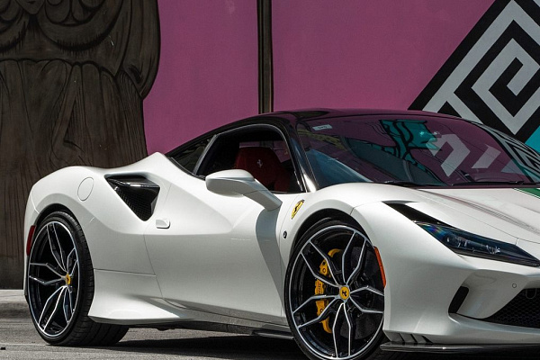 Фото дисков Anrky AN11 Алмазная проточка на Ferrari F8